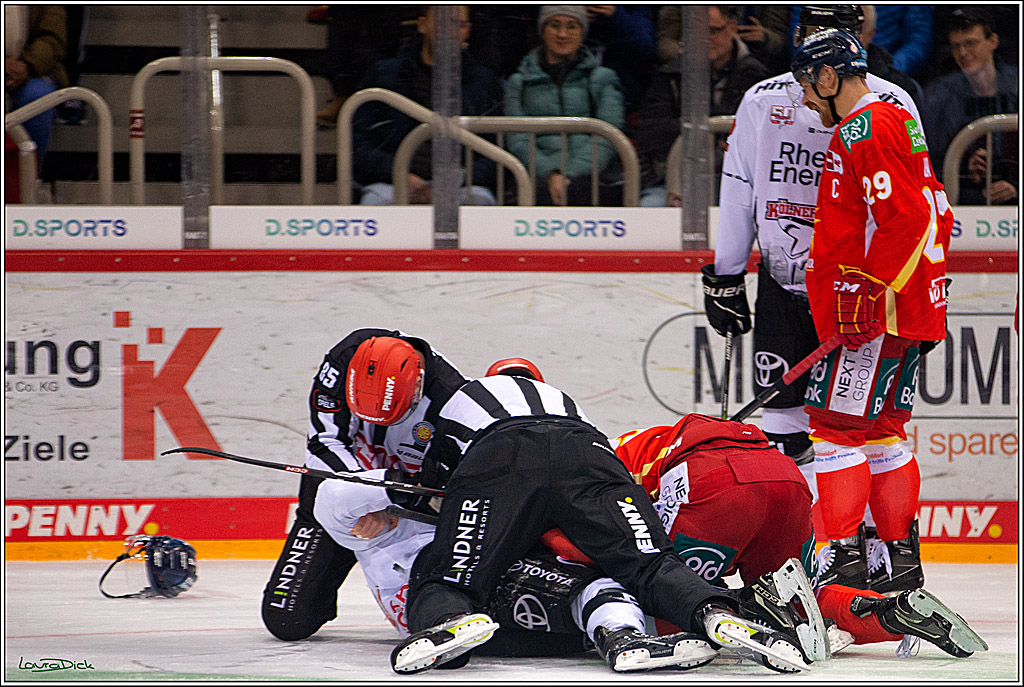 PENNY DEL; Duesseldorfer EG- Koelner Haie; Duesseldorf, 20.01.2023
